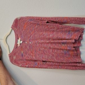 Sundance Button Detail Colorful Sweater (multi-color) / Large